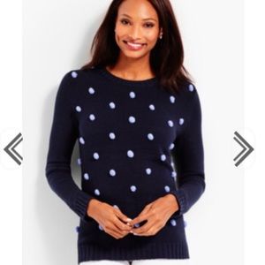 NWT Talbots Pom Pom sweater